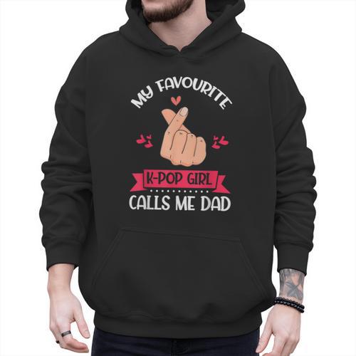 My Favorite K-Pop Girl Calls Me Dad K-Pop Girl Men Hoodie - Father's Day Fun