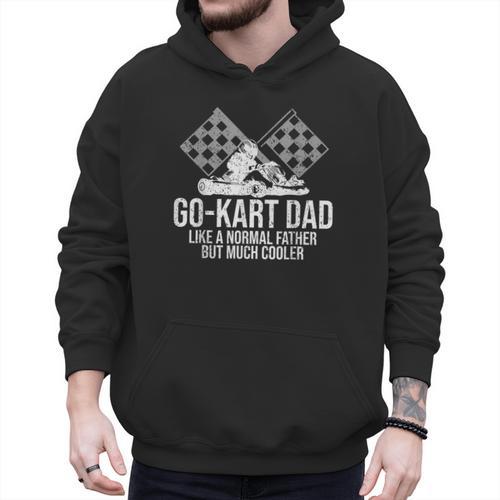 Go-Kart Dad Shirt Kart Racing Go-Cart Karting For Daddy Men Hoodie - Father's Day Fun