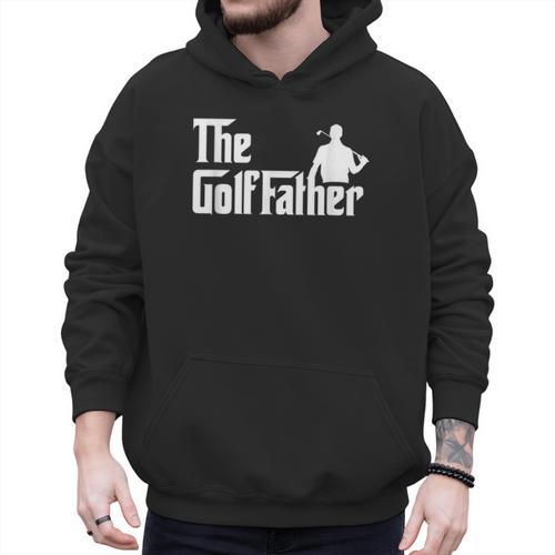 Golffather Father Dad Golfer Golfing Golf Club Putter Men Hoodie - Father's Day Fun