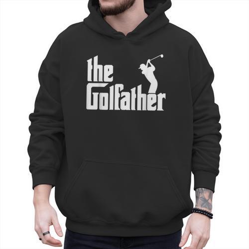 The GolfFather Golf Father God Father Dad Golfer Men Hoodie - Father's Day Fun