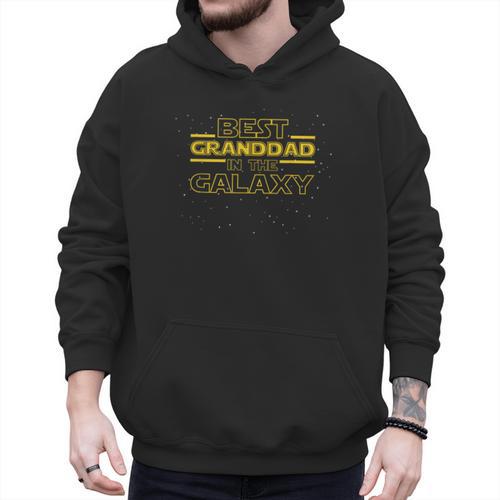 Grandpa Granddad Shirt Best Granddad In The Galaxy Men Hoodie - Father's Day Fun