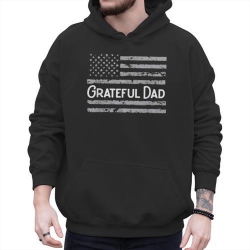 Grateful Dad Father's Day Papa Daddy Best Dad Men Hoodie - Father's Day Fun