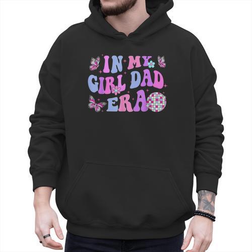Groovy Retro In My Girl Dad Era Daddy Fathers Day Men Hoodie - Father's Day Fun