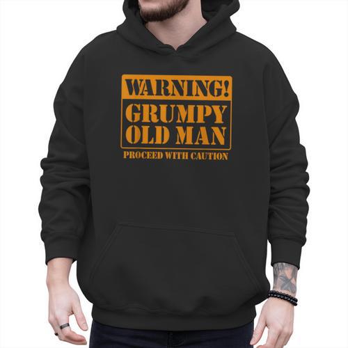 Grumpy Old Man Tee Shirt For Grandfathers Dads Father's Day Men Hoodie - Father's Day Fun