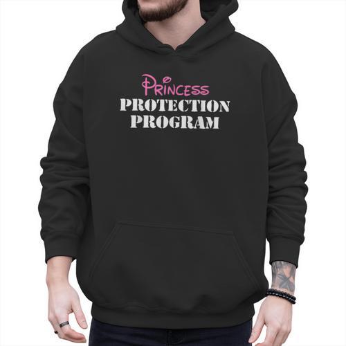 Halloween Dad Mom Daughter Adult Costume Princess Security Men Hoodie - Father's Day Fun