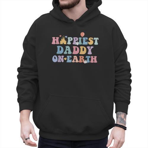 Happiest Daddy On Earth Father's Day Matching Family Trip Men Hoodie - Father's Day Fun