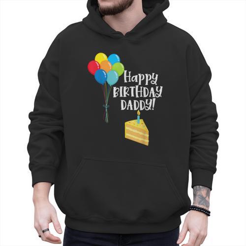 Happy Birthday Daddy Cute Toddler Dad's Birthday Party Men Hoodie - Father's Day Fun