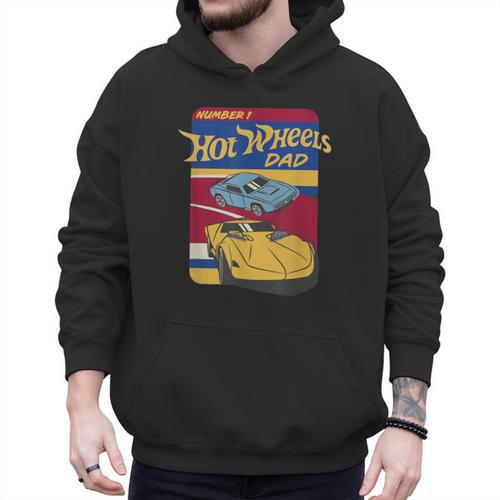 Hot Wheels Father's Day Number 1 Dad Men Hoodie - Father's Day Fun