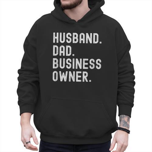 Husband Dad Business Owner CEO Entrepreneur Men Men Hoodie - Father's Day Fun