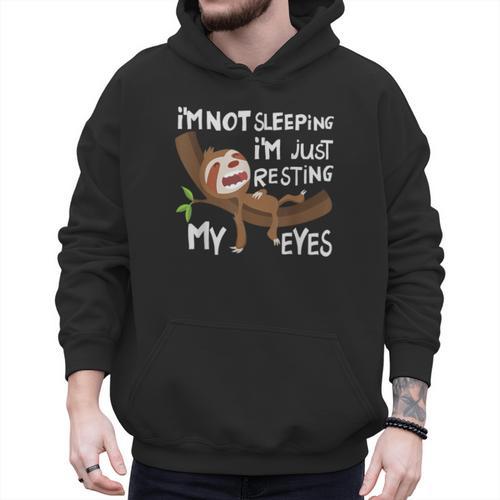I'm Not Sleeping I'm Just Resting My Eyes Father's Day Dad Men Hoodie - Father's Day Fun
