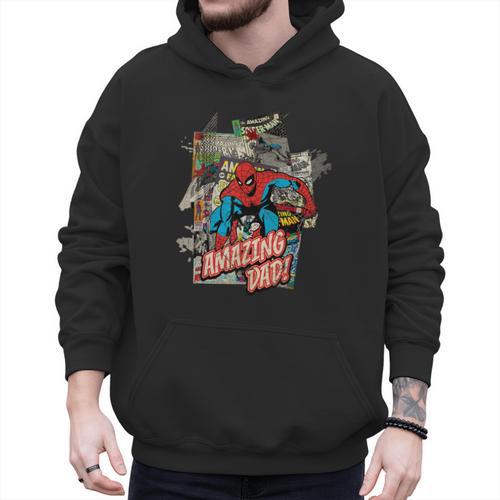 Marvel Spider-Man Amazing Dad Father's Day Men Hoodie - Father's Day Fun
