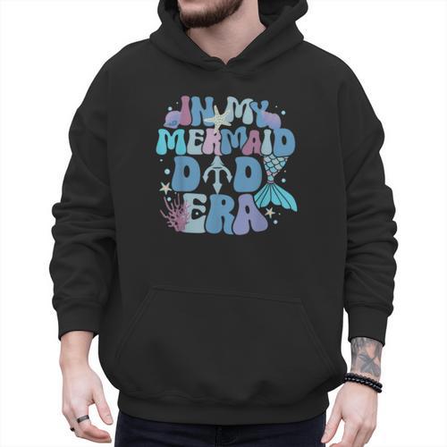 In My Mermaid Dad Era Family Matching Birthday Party Daddy Men Hoodie - Father's Day Fun