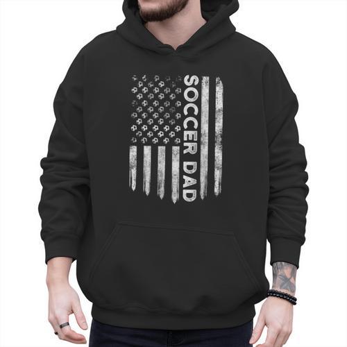 New First Time Dad To Be Symbol Tools Soccer Daddy DA1 Men Hoodie - Father's Day Fun