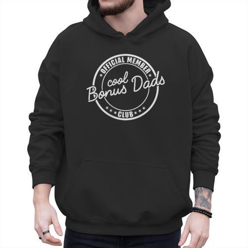 Official Member Cool Bonus Dads Club Dad Father's Day Men Hoodie - Father's Day Fun