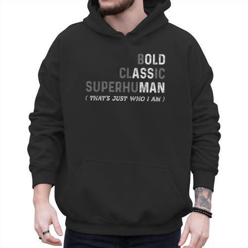 Old Man Gag Dad Father's Day Husband Birthday Grandpa Men Hoodie - Father's Day Fun