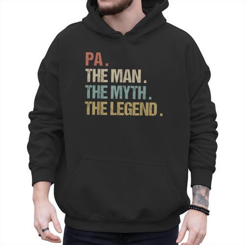 Pa The Man Myth Legend Shirt Father Dad Men Hoodie - Father's Day Fun