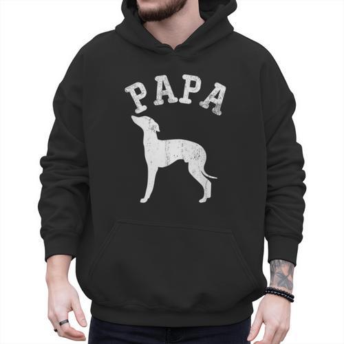 Papa ITALIAN GREYHOUND For Dad Men Hoodie - Father's Day Fun
