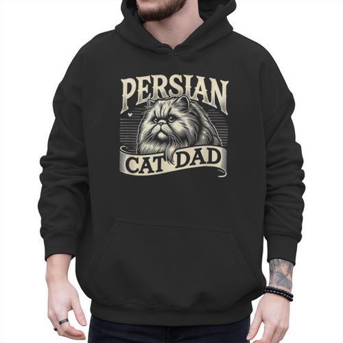 Persian Cat Dad Persian Cats Persian Cat Lover Men Hoodie - Father's Day Fun
