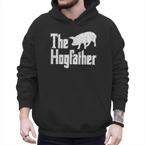 Pig The Hogfather Hog Dad Fathers Day Parody Papa Men Men Hoodie - Father's Day Fun