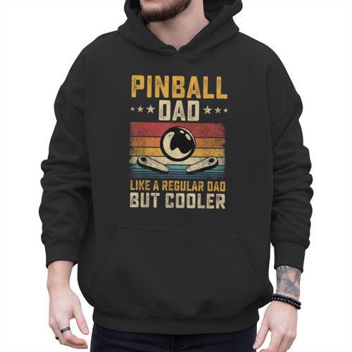 Pinball Dad Like Regular Dad But Cooler Father's Day Men Hoodie - Father's Day Fun