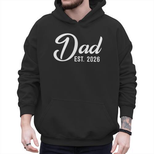Pregnancy Announcement Daddy New Dad First Time Dad 2026 Men Hoodie - Father's Day Fun