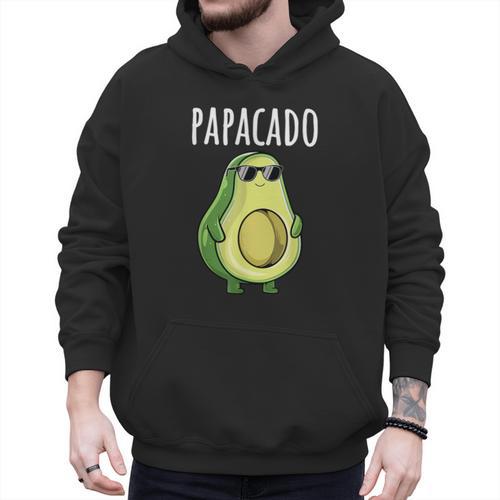 Pregnancy Announcement Shirts Men Dad Papacado Men Hoodie - Father's Day Fun