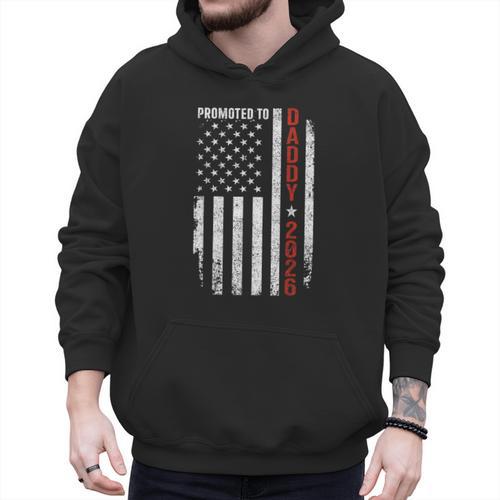 Promoted To Daddy 2026 Men Hoodie - Father's Day Fun