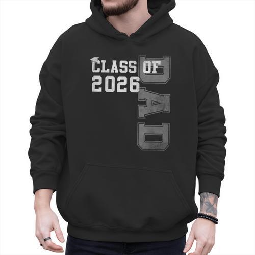 Proud Dad Of A 2026 Graduate Grad Senior Father Graduation Men Hoodie - Father's Day Fun