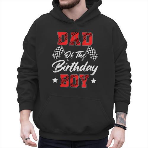 Race Car Dad Of The Birthday Boy Racing Family Pit Crew Men Hoodie - Father's Day Fun