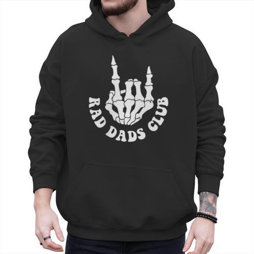 Rad Dads Club Fathers Day Cool Dads Club Men Hoodie - Father's Day Fun