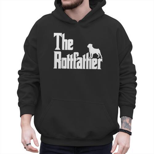 The RottFather Rottweiler Dad Shirt Men Men Hoodie - Father's Day Fun