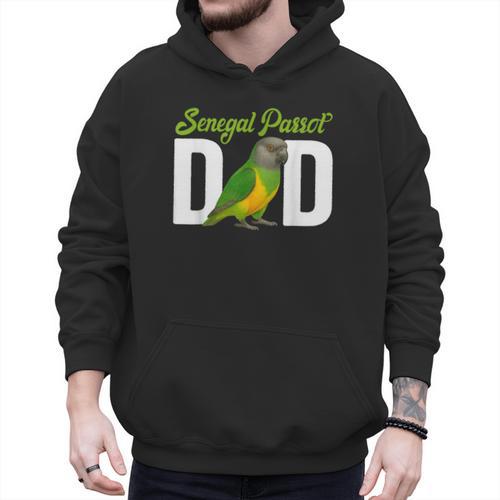 Senegal Parrot Dad Senegal Parrot Owner Senegal Parrot Lover Men Hoodie - Father's Day Fun