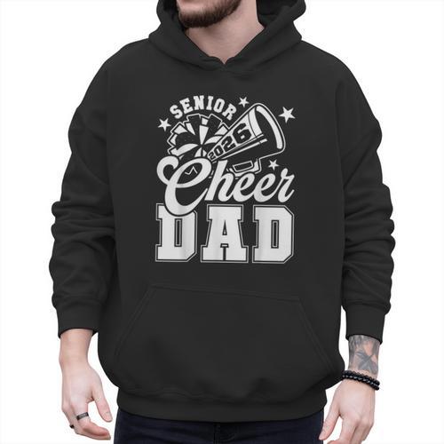 Senior Cheer Dad 2026 Proud Cheerleader Dad Class Of 2026 Men Hoodie - Father's Day Fun
