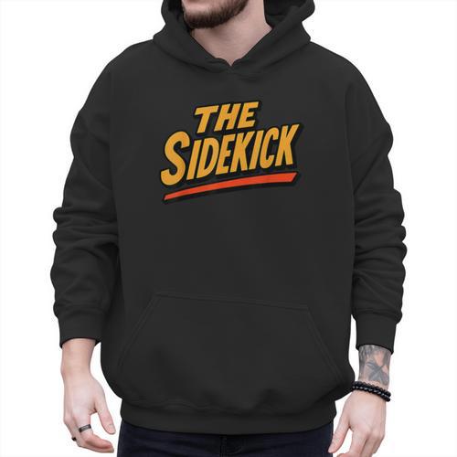 Sidekick Easy Halloween Matching Superhero Costume Dad Mom Men Hoodie - Father's Day Fun