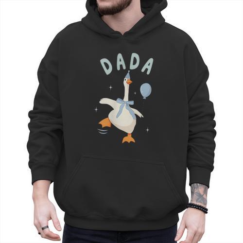 Silly Dada Silly Goose Mom Birthday Family Matching Party Men Hoodie - Father's Day Fun