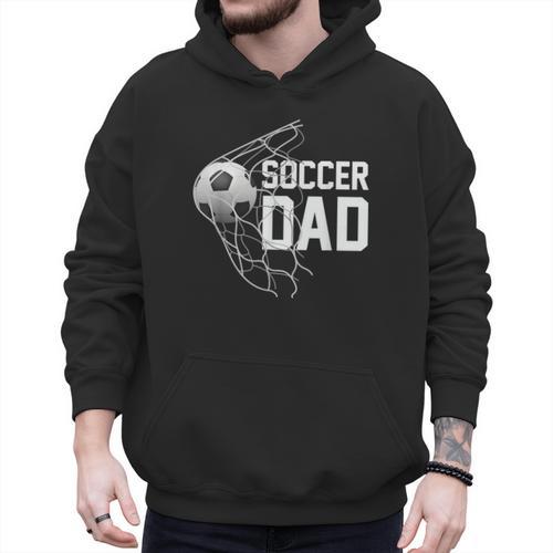 Soccer DAD Football Futbol Parents Goal Men Hoodie - Father's Day Fun
