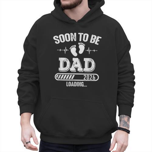 Soon To Be Dad 2026 Loading For Pregnancy Announcement Men Hoodie - Father's Day Fun