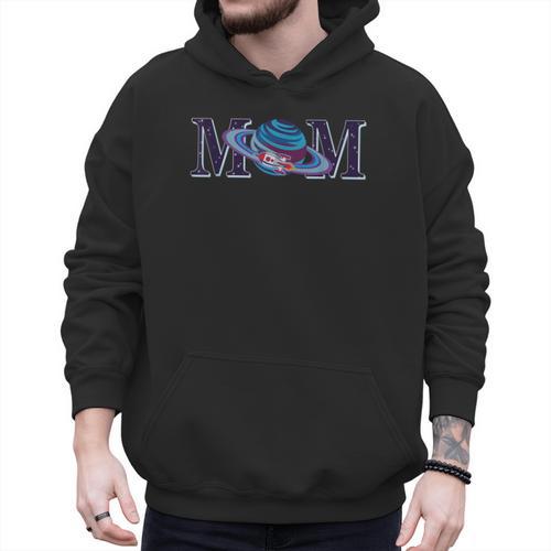 Space Mom Family Matching Dad Space Birthday Theme Party Men Hoodie - Father's Day Fun