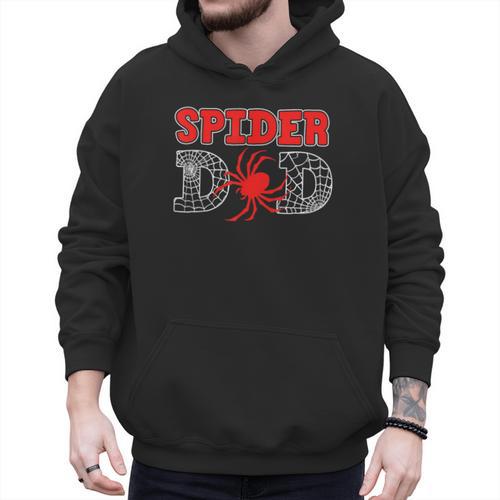 Spider Dad Spidey Birthday Family Matching Kid Daddy Spiders Men Hoodie - Father's Day Fun