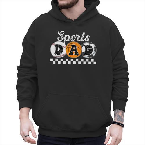 Sports Dad Proud Sports Father Sport Dad Men Hoodie - Father's Day Fun