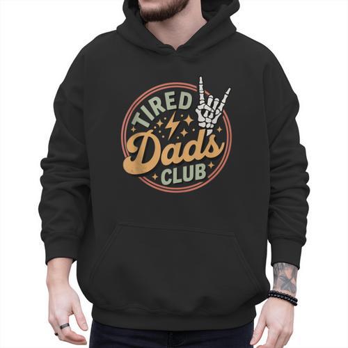 Tired Dads Club Men Hoodie - Father's Day Fun