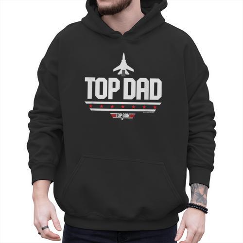 Top Gun Father's Day Top Dad Men Hoodie - Father's Day Fun
