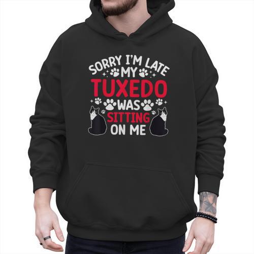 Tuxedo Cat Owner Tuxedo Cat Dad Tuxedo Cat Mom Men Hoodie - Father's Day Fun
