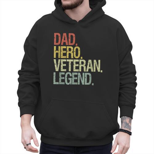 Veteran Dad Men Hoodie - Father's Day Fun