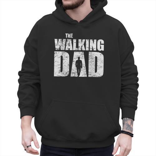 The Walking Dad Father Man Dead Retro Vintage Men Fun Men Hoodie - Father's Day Fun