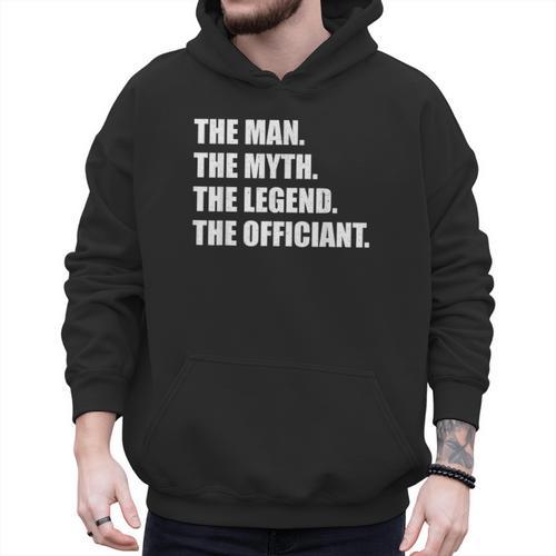 Wedding Officiant Art For Men Dad Ordained Minister Men Hoodie - Father's Day Fun