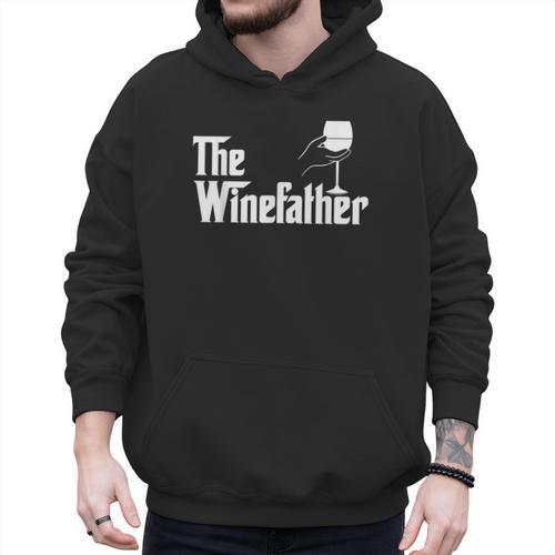 Winefather Wine Dad Dad Red Wine Wine Men Hoodie - Father's Day Fun