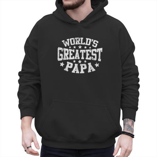 World's Greatest Papa Shirt Dad Father's Day Men Hoodie - Father's Day Fun