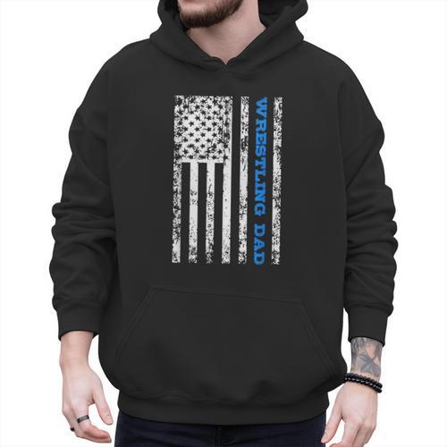 Wrestling Dad Men Hoodie - Father's Day Fun