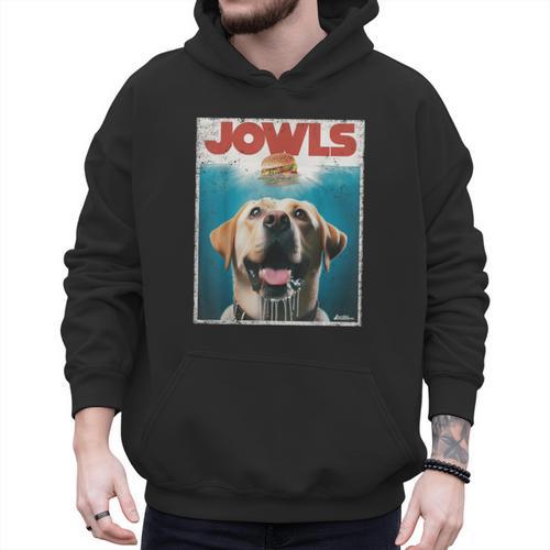 Yellow Lab Jowls Top Labrador Retriever Dog Mom Dad Men Hoodie - Father's Day Fun